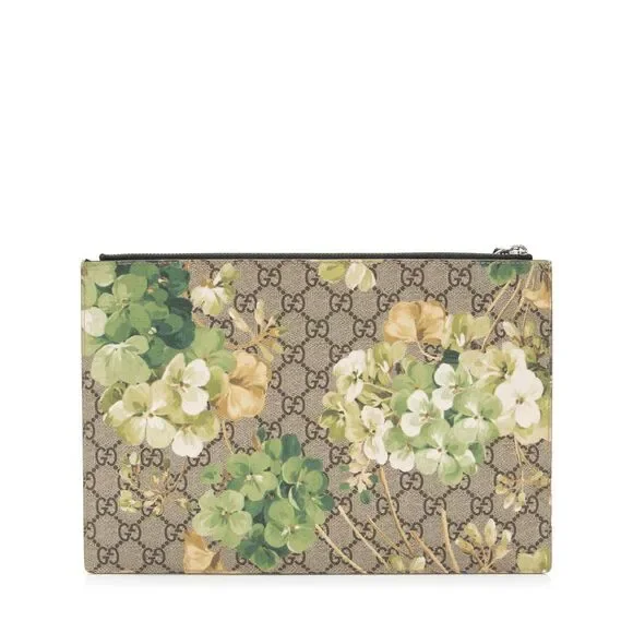 Gucci GG Supreme Blooms Large Pouch - Picture 3 of 8